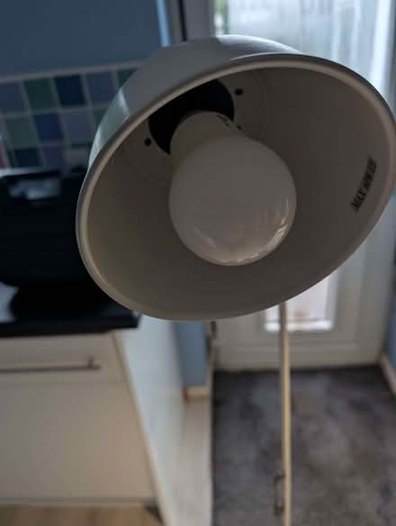 Photo of free Pair of silver IKEA floor standing lamps (Kempshott RG22) #2