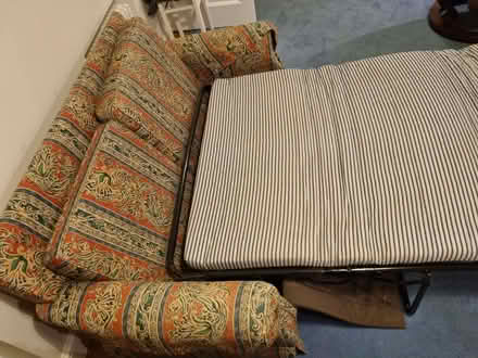Photo of free 2-Seater Sofa Bed (Phoenix Green RG27) #3