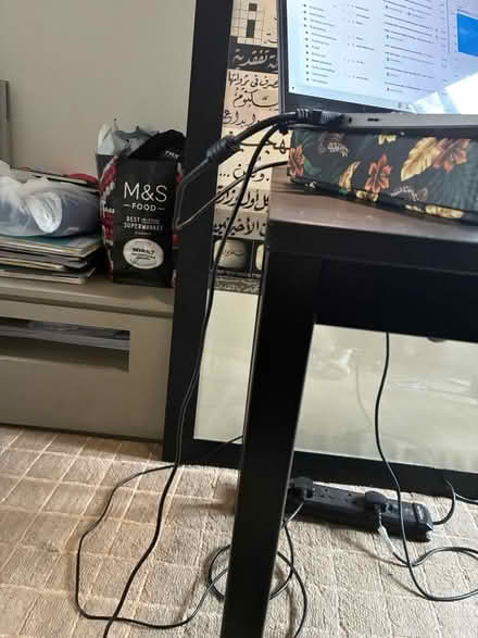 Photo of free Black Ikea desk (Homerton E5) #4