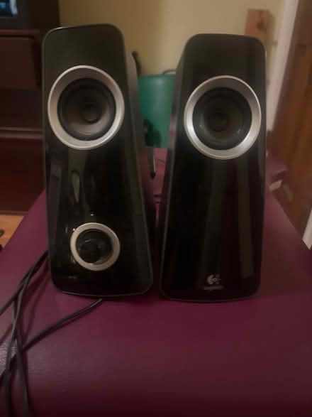Photo of free Logitech corded laptop speakers (Brightwood Park) #1