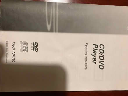 Photo of free Sony CD/DVD player DVP-NS30 (Corstorphine EH12) #3