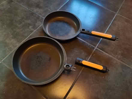 Photo of free Cast Iron skillets; removable handles (Marlow SL7) #1