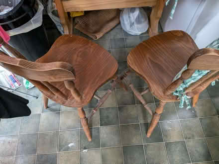 Photo of free 2 x pine chairs (Mulbarton NR14) #3