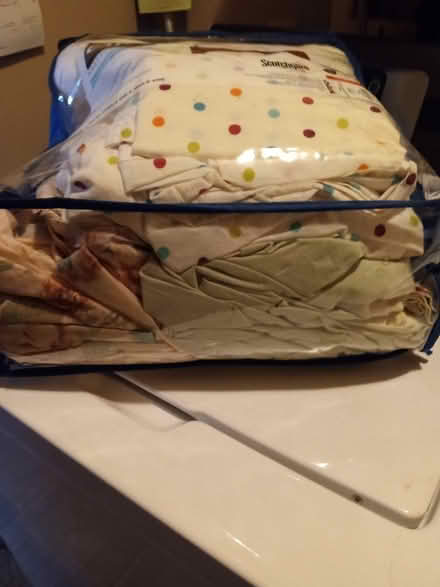 Photo of free twin bed linens (Stover Mills , Warminster) #1