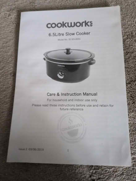 Photo of free 6.5 L Slow Cooker (Cookworks) (RG4) #1