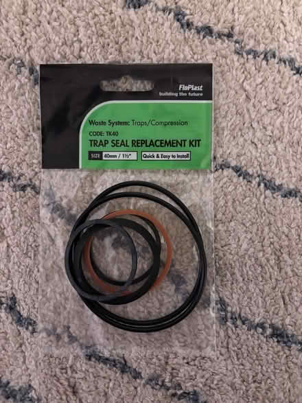 Photo of free Trap seal replacement kit (CB4) #1