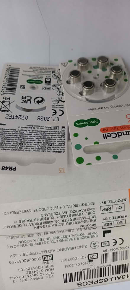 Photo of free Hearing Aid batteries (Great Baddow CM2) #1
