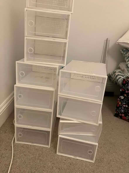 Photo of free 12 Shoe Storage Boxes (BD18) #1
