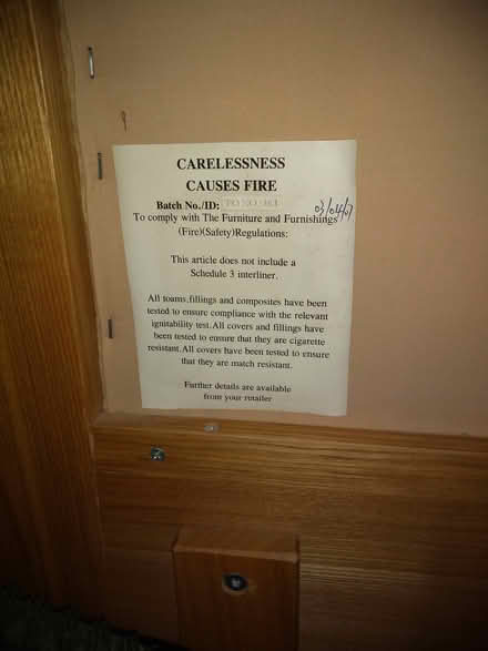 Photo of free Double headboard (Cromford DE4) #1