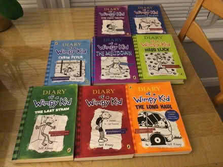 Photo of free 8x DIary of a Wimpy Kid books (Arlesey SG15) #1