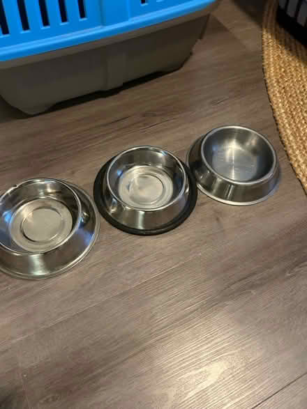 Photo of free Metal food/water bowls for pets (Campbell) #1