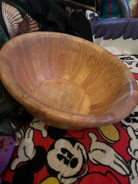 Photo of free 36cm diameter wood bowl (Camberwell SE5) #2
