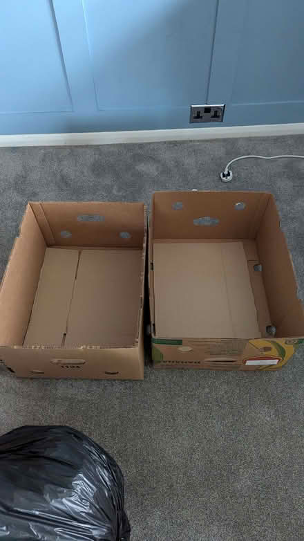 Photo of free 13 Cardboard Boxes & 3 Sacks Bubble Wrap (ME12) #2