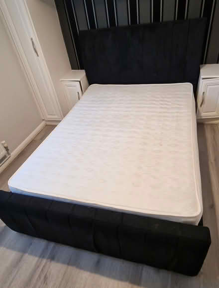 Photo of free Double bed with bed frame+ dressing table+coffee table cabin (Merry Hill WD23) #1