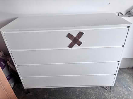 Photo of free White chest of drawers originally from Made.com (Thorpe Bay SS1) #1