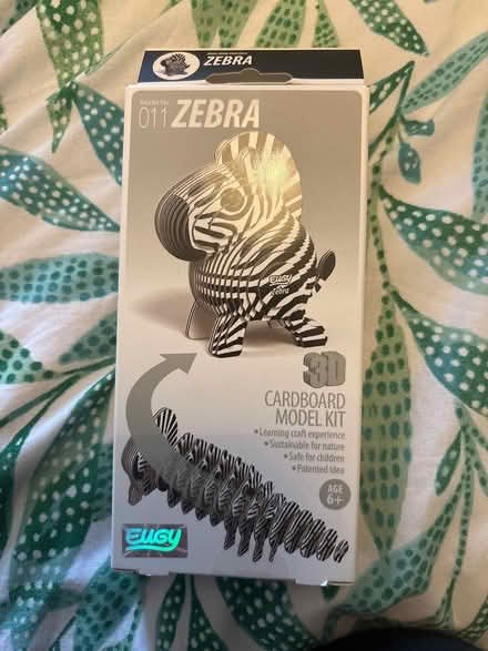 Photo of free Zebra cardboard model kit (Roath CF24) #1