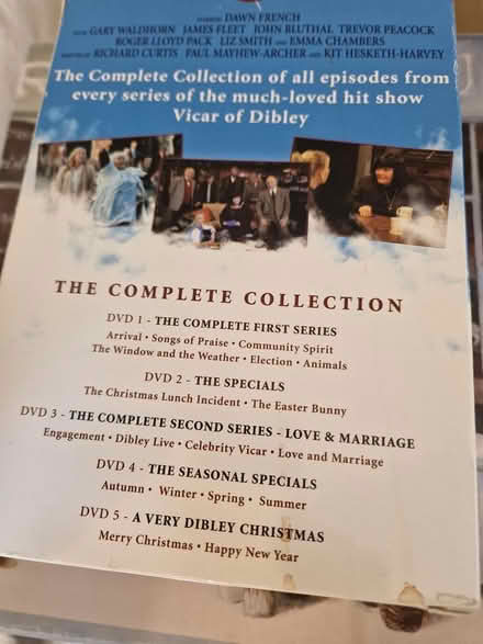 Photo of free Boxed set of Vicar of Dibley DVDs (Juniper Green, EH14) #2