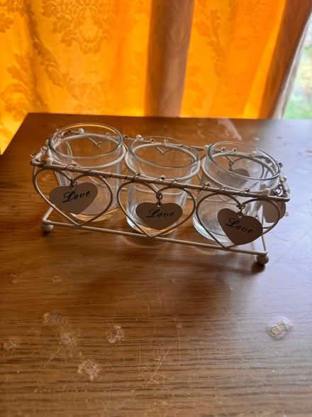 Photo of free Love heart candle holder set (Hemel Hempstead HP2) #3