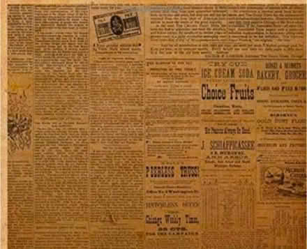 Photo of Old (vintage) Newspapers (St Mary's GL6) #1