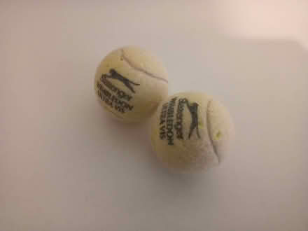 Photo of free Two yellow tennis balls - old (Westbury Fields BS9) #1