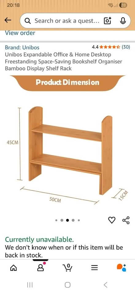 Photo of free Expandable book shelves (2) (Ealing) #1