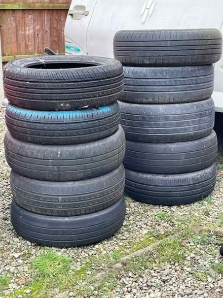 Photo of free 10 x Tyres (Radbrook Green SY3) #1