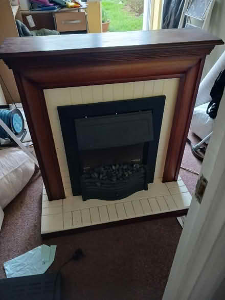 Photo of free Electric blower heater and surround (Stanstead Abbotts SG12) #1