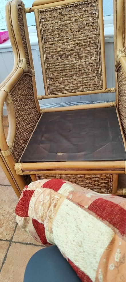 Photo of free Old wicker chairs. One swivel (Dublin 12) #2