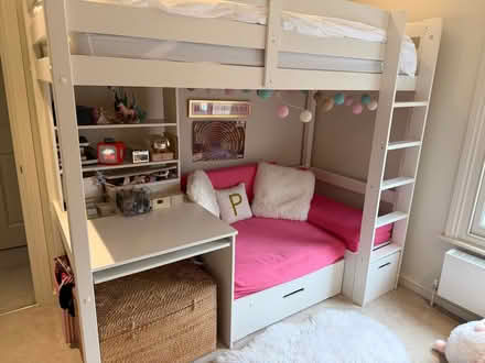 Photo of free Kids cabin bed (with futon) - dismantle required and collect (Kew TW9) #2