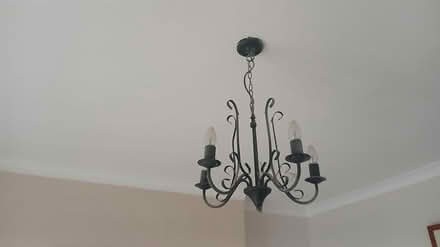 Photo of free black chandelier lamps (2) (dublin) #2