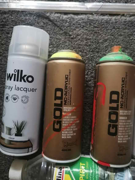 Photo of free Old spay paint and white spirit (Walsall) #3