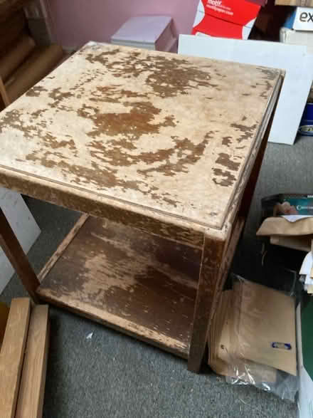 Photo of free Small Wooden table (Chineham RG24) #1