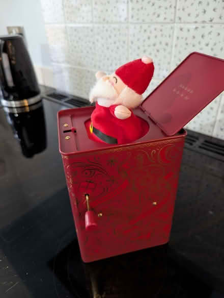 Photo of free Jack in the box biscuit tin (Barkingside IG6) #1