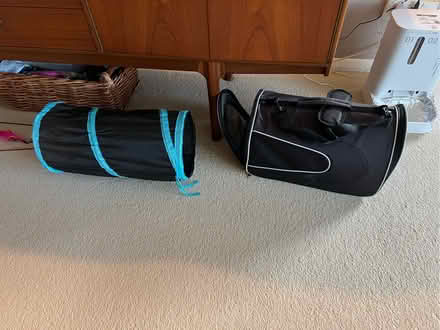 Photo of free Cat tunnel and cat carrier shoulder bag (Beckenham BR3) #1