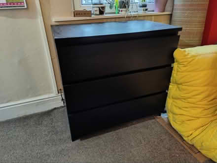 Photo of free Ikea Black Chest Drawers (S7 2DD) #1