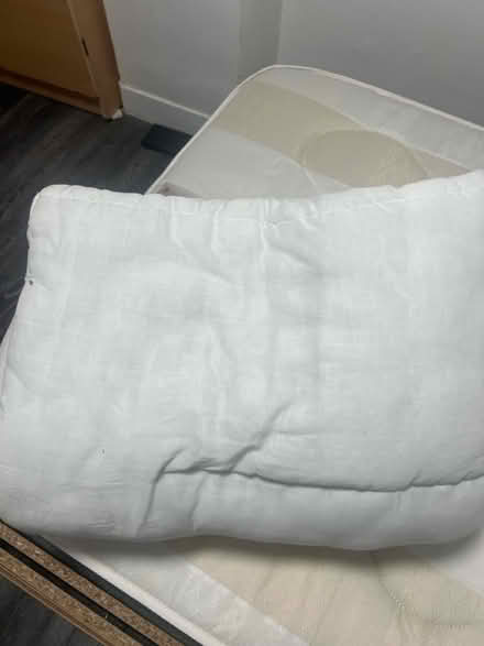 Photo of free Duvet, fleece blanket and pillows (N19) #1