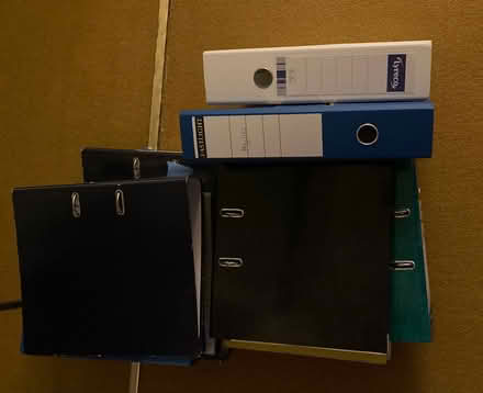 Photo of free A4 lever arch files (Dean Row SK9) #1