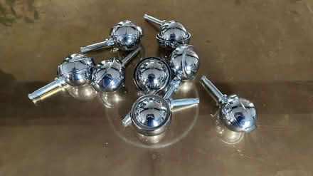 Photo of free Set of 8 steel wheels (Nw10 4rb) #1