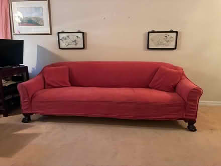 Photo of free Antique 1920s Sofa – Slipcovered (Goleta) #2
