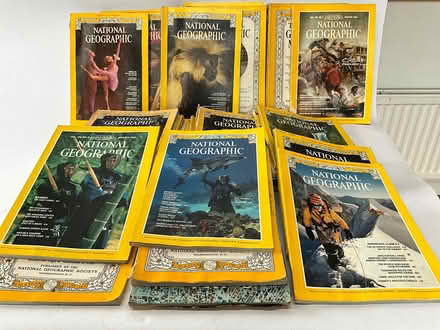 Photo of free Large collection of National Geographic magazines (Thorverton EX5) #1