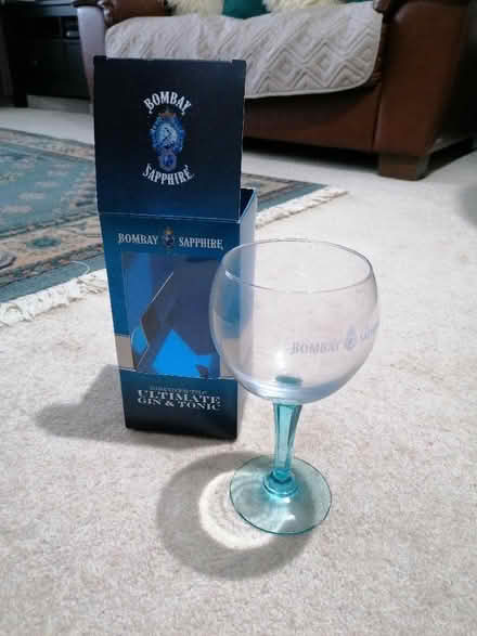 Photo of free Bombay sapphire gin glass (Langney BN23) #1