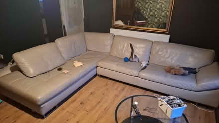 Photo of free Cream corner sofa (Jordanthorpe S8) #1