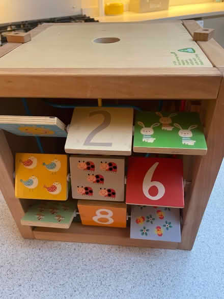 Photo of free Children’s wooden activity cube (Woodford IG8) #3