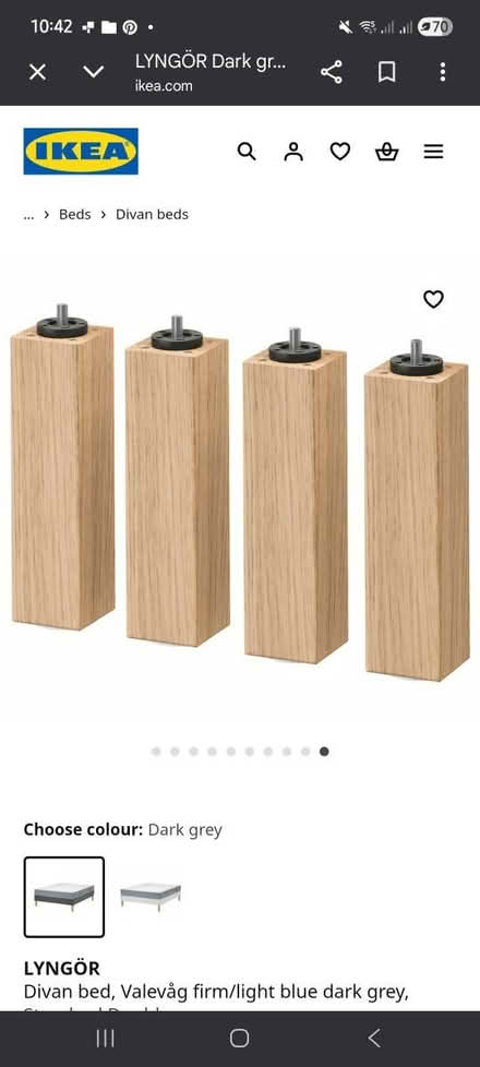 Photo of free Ikea Double Bed Frame (CF82 7EF) #2