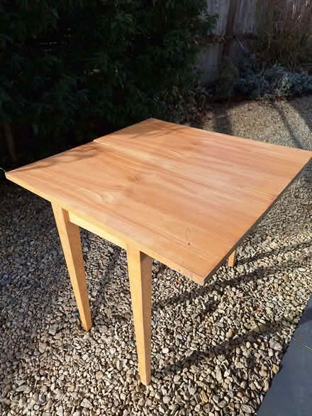 Photo of free small wooden folding table (Oxford OX3) #2