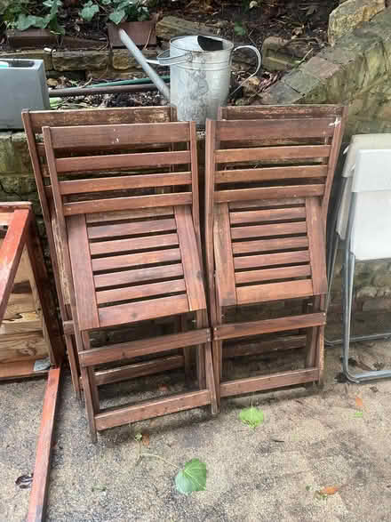 Photo of free Wood table and chairs (St. John's Wood NW8) #2