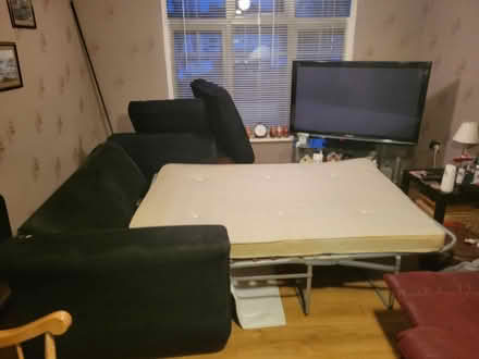 Photo of free Black sofa bed double (WA5) #2