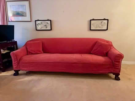 Photo of free Antique 1920s Sofa – Slipcovered (Goleta) #1