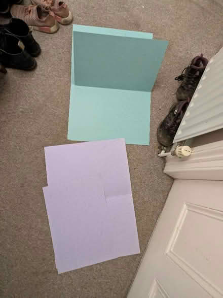 Photo of free Thick mottled A3 card (Heaton) #1