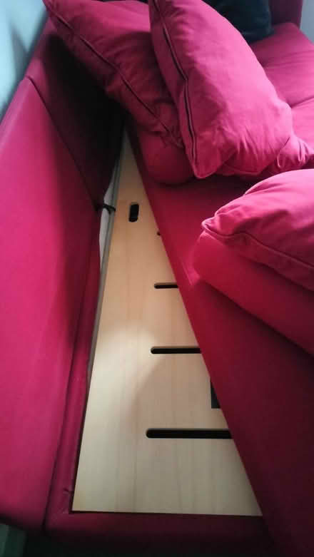 Photo of free Red sofa (N2 9HN) #3